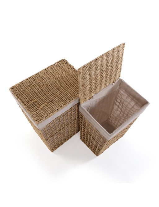 SET MIT 2 BRAUNEN TANA MODELLKÖRBEN