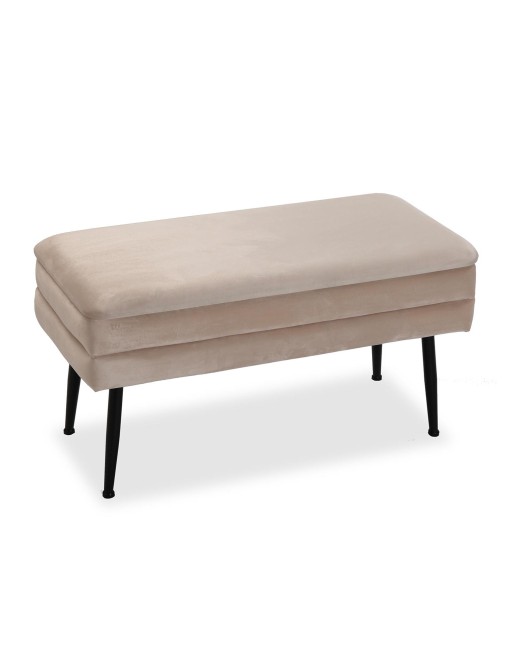 PIED DE LIT MODÈLE SAP BEIGE AVEC RANGEMENT