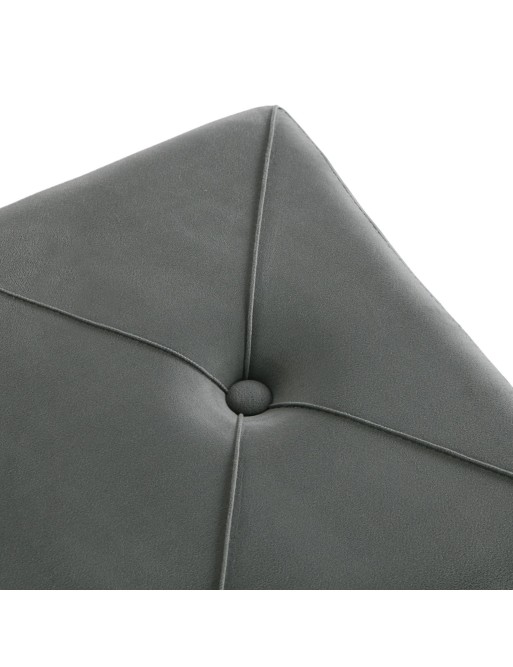 PIE DE CAMA CON ALMACENAJE GRIS OSCURO MODELO VELURA