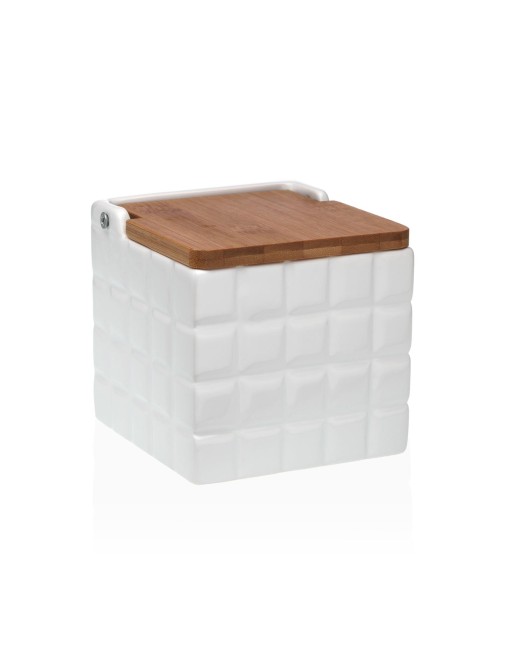 GRIDIO MODEL WHITE SALT SHAKER