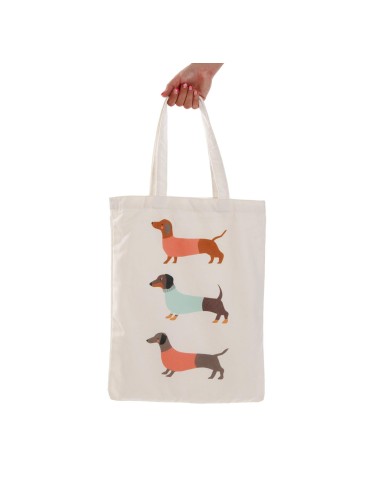 SAC SHOPPING CHIEN TECKEL