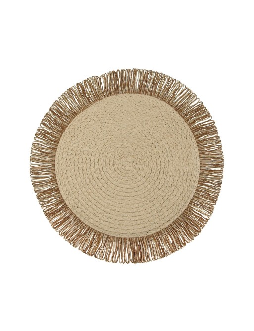 SALVAMANTEL CON FLECOS BEIGE SALVAMANTEL CON FLECOS BEIGE