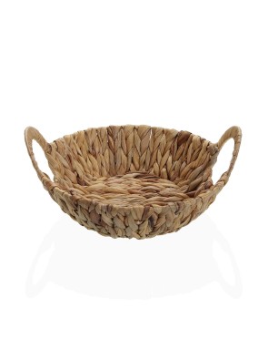 ROUND BASKET WITH HANDLES MODEL DYLAN 30 CM
