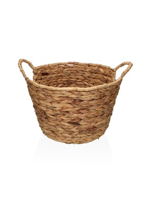ROUND BASKET WITH HANDLES MODEL DYLAN 34x29 CM