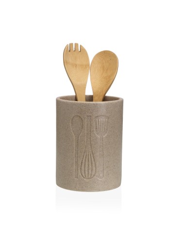 GROSSER BEIGE KÜCHENWERKZEUGHALTER MODELL NARA