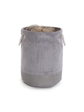 LAUNDRY BASKET WITH HANDLES CORDÉ MODEL LIGHT GRAY