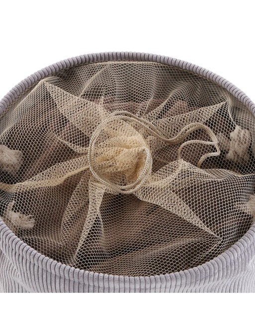 LAUNDRY BASKET WITH HANDLES CORDÉ MODEL LIGHT GRAY