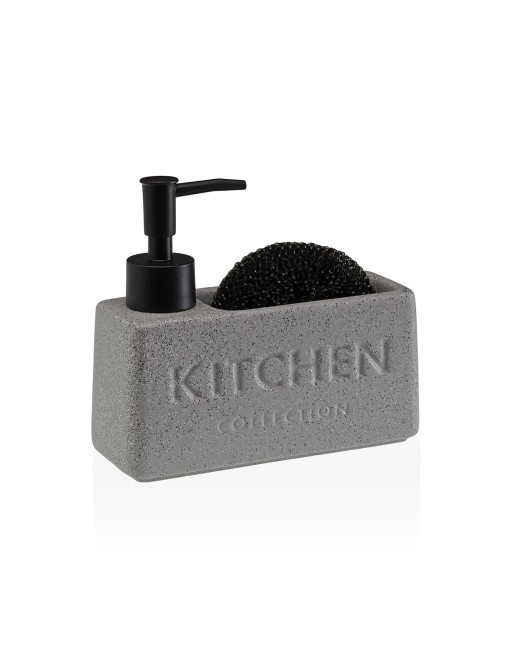 SOAP DISPENSER WITH RACK MODEL KITCHEN GRAY