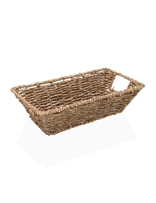 RECTANGULAR BASKET WITH HANDLES MODEL 30x17x8 CM