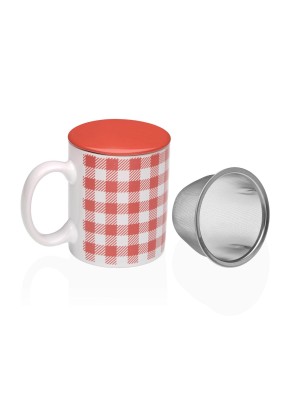 TAZA PARA INFUSIONES MODELO VICHY ROUGE