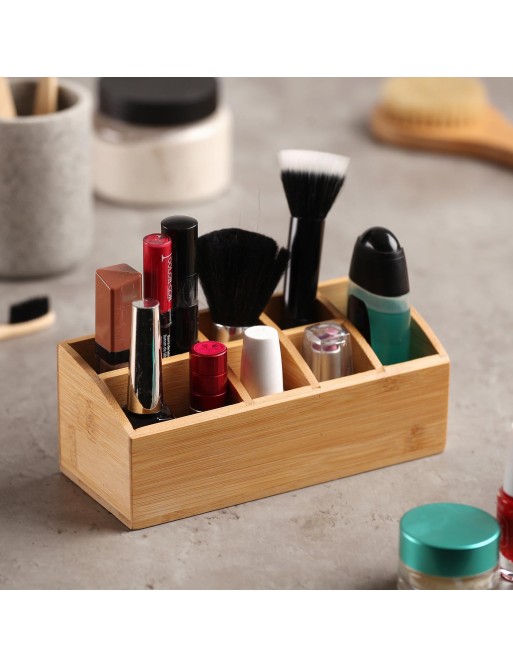 BAMBOO 7-COMPARTMENT ORGANISER