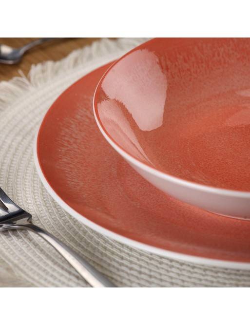 TABLEWARE SET WITH 18 PIECES ORBEA PINK MODEL TABLEWARE SET WITH 18 PIECES ORBEA PINK MODEL