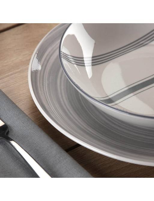 ENSEMBLE DE VAISSELLE MODÈLE GRAVEL 18 PIÈCES ENSEMBLE DE VAISSELLE MODÈLE GRAVEL 18 PIÈCES