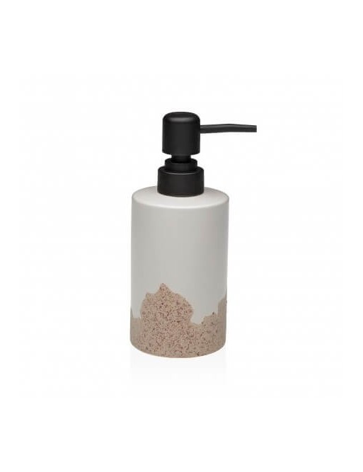 DOUBLE BEIGE SOAP DISPENSER