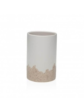 DOUBLE BEIGE TOOTHBRUSH HOLDER