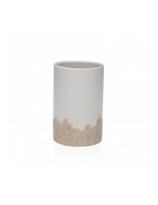 VASO PORTACEPILLOS MODELO DOUBLE BEIGE VASO PORTACEPILLOS MODELO DOUBLE BEIGE