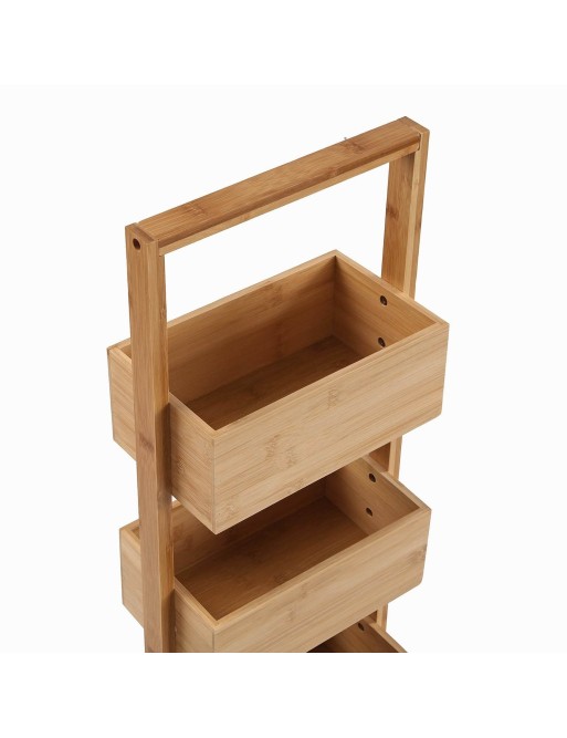 ÉTAGÈRE DE SALLE DE BAIN AVEC 4 ÉTAGÈRES MODÈLE BOÎTE