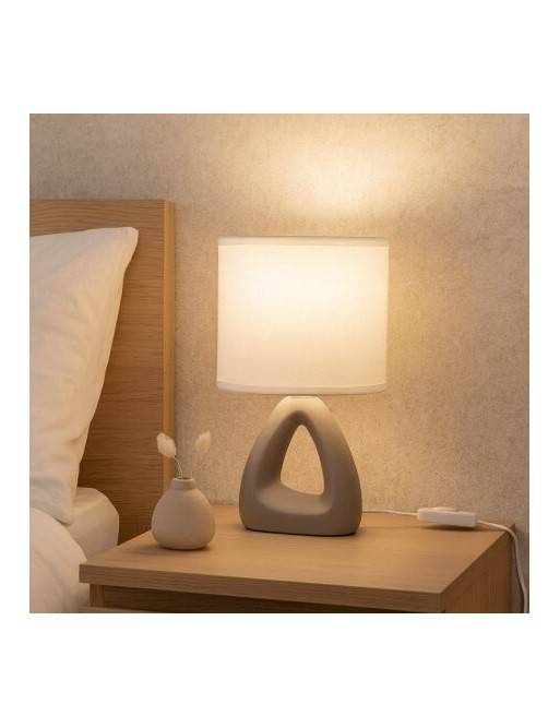 LAMPE DE TABLE GRISE MODÈLE CENRA LAMPE DE TABLE GRISE MODÈLE CENRA