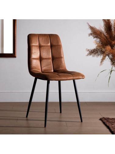 DINING OR LIVING ROOM CHAIR MODEL LUCAS LIGHT BROWN