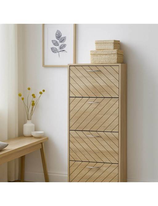 SHOE RACK WITH 4 DRAWERS ORBA MODEL SHOE RACK WITH 4 DRAWERS ORBA MODEL