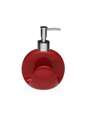 DISTRIBUTEUR DE SAVON AVEC MODÈLE À BULLES ROUGES