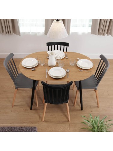 AUSZIEHBARER TISCH MODELL DONLAY SCHWARZ