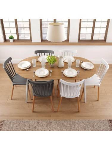 EXTENDABLE TABLE MODEL DONLAY WHITE