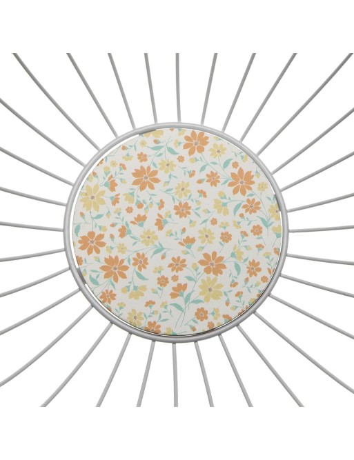 WHITE METAL FRUIT BOWL OR BASKET MODEL NIVORA