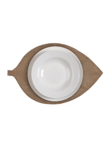 SALVAMANTEL O MANTEL UNITARIO MODELO HOJA BEIGE