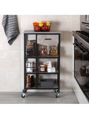 Kitchen cabinet with 1 drawer and 3 shelves, model Malllorca