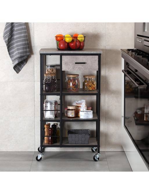 Kitchen cabinet with 1 drawer and 3 shelves, model Malllorca Kitchen cabinet with 1 drawer and 3 shelves, model Malllorca