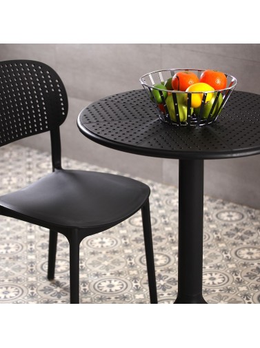 MESA PARA COCKTAIL COLOR NEGRA