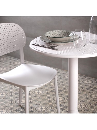 MESA PARA COCKTAIL COLOR BLANCA