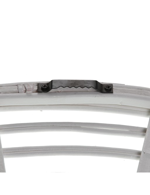 RUNDER WEISSER BAMBUSSPIEGEL 62 CM RUNDER WEISSER BAMBUSSPIEGEL 62 CM