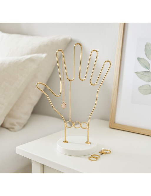 GOLD METAL JEWELRY BOX MODEL MANARA