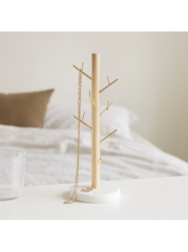 BOÎTE À BIJOUX EN MÉTAL DORÉ ET BOIS MODÈLE SELVIA