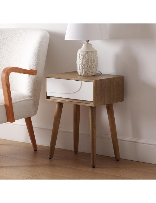 MODÈLE DE TABLE DE CHEVET JASTEN AVEC 1 TIROIR