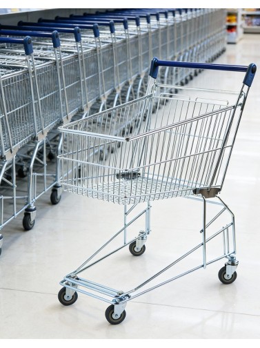 Carro para supermercados de 50 litros. Carrito sin porta bebés