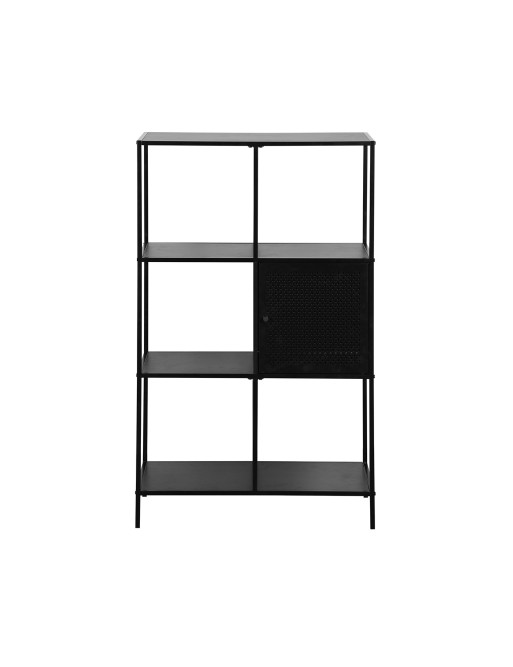 SHELF WITH 4 SHELVES AND DRAWER MODEL NYRA BLACK SHELF WITH 4 SHELVES AND DRAWER MODEL NYRA BLACK