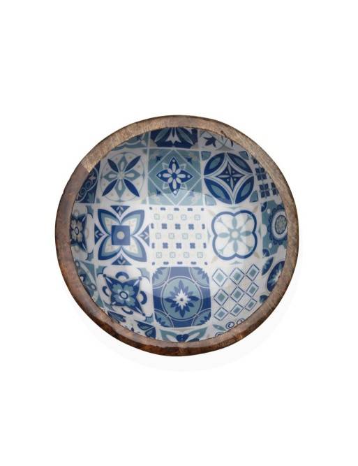 LARGE AZURITE ENAMELLED BOWL LARGE AZURITE ENAMELLED BOWL