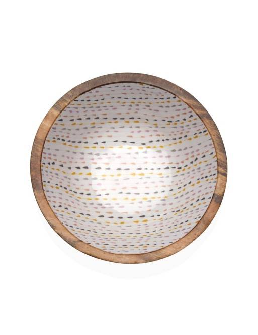 ENSALADERA DE MADERA CONA ACABADO ESMALTADO MODELO VITRA 30CM ENSALADERA DE MADERA CONA ACABADO ESMALTADO MODELO VITRA 30CM