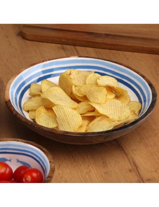 WOODEN BOWL WITH GLAZED FINISH MODEL MAREA WOODEN BOWL WITH GLAZED FINISH MODEL MAREA