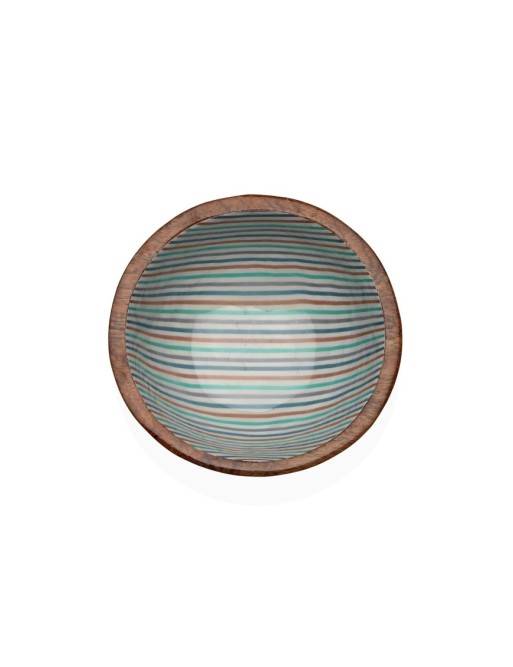 BOL EN BOIS AVEC FINITION VITRÉE MODÈLE HORIZON 13 CM BOL EN BOIS AVEC FINITION VITRÉE MODÈLE HORIZON 13 CM