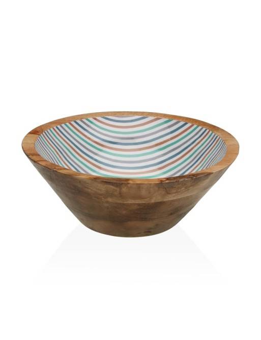 BOL DE MADERA CON ACABADO ESMALTADO MODELO HORIZON 30 CM