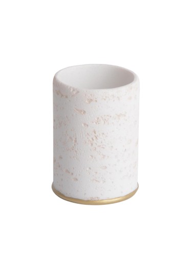 VASO PORTACEPILLOS MOELO VION BLANCO
