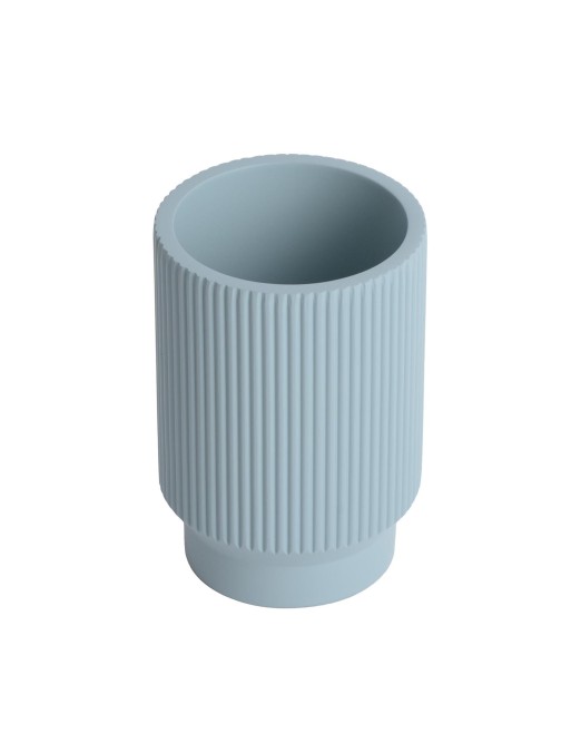 VASO PORTACEPILLOS MODELO ISELA AZUL