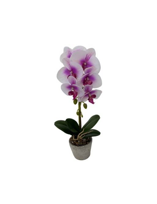 ASSORTIMENT D’ORCHIDÉES ARTIFICIELLES DE 3 POTS 10,5x11x41,5 CM