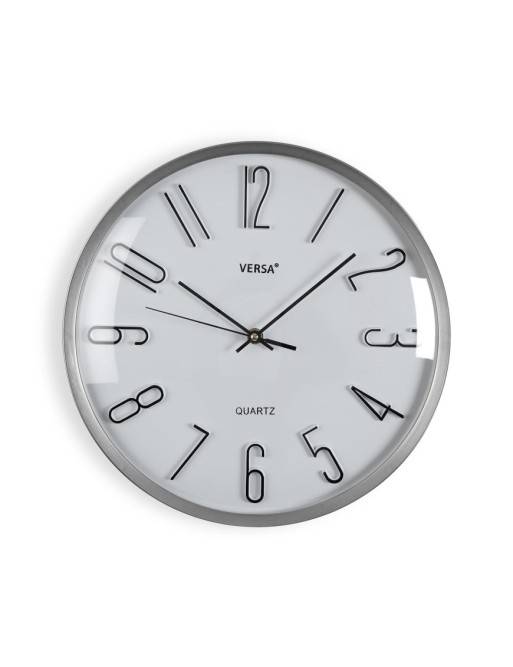 RELOJ DE PARED BLANCO 33CM RELOJ DE PARED BLANCO 33CM