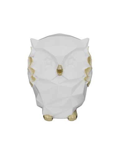 DECORATIVE FIGURE MODEL WHITE OWL 12 CM