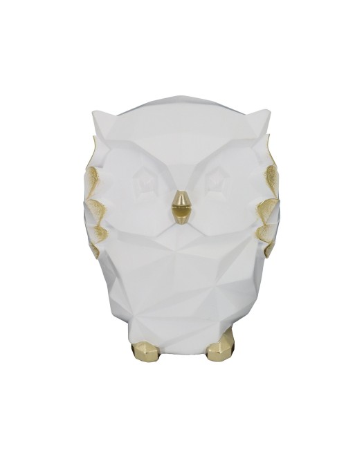 FIGURA DECORATIVA MODELO BUHO BLANCO 12 CM